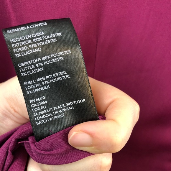 NWOT UO Kimchi Blue - Dark Fuschia/Pink Dress S - Picture 13 of 15